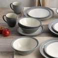 thumbnail image 3 of Noritake Colorwave Slate 16-Piece Curve Dinnerware Set, Service for 4, 3 of 7