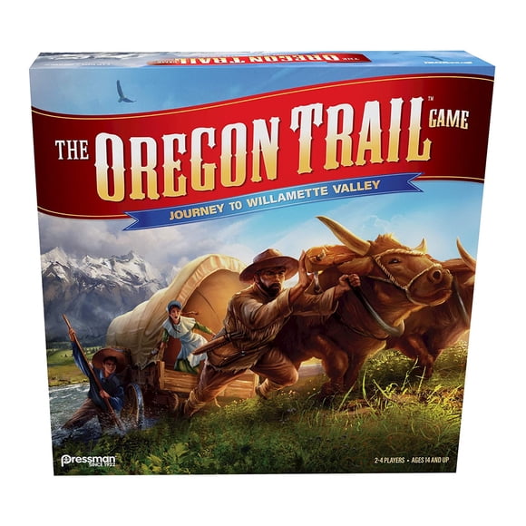 Pressman Oregon Trail Journey to Willamette Valley 2 to 6 Players 14 & Up