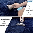 thumbnail image 4 of SUSUZI 5 x 7 ft Shaggy Area Rugs for Bedroom Living Room Modern Large Fluffy Floor Rugs Soft Carpet Rugs Home Décor, Dark Blue, 4 of 8