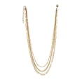 thumbnail image 3 of Collar cadena triple chapa de oro amarillo 18k, 3 of 4