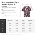 thumbnail image 5 of Pofeuu Daisies Flowers Print Mens Casual Short Sleeve Shirts Beach Summer Spread Collar Pocket Tops Men's Casual Short-sleeved Shirt-Medium, 5 of 5