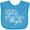 Turquoise, variant on Inktastic Pretty Eyes and Chunky Thighs Boys or Girls Baby Bib