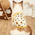 thumbnail image 6 of Sunflower Pattern Pet Vest - Sling Soft Texture Pet Dog Short Sleeve Shirt Outfit for Spring, 6 of 8