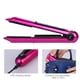 thumbnail image 5 of Plancha de pelo con peine térmico y calor ajustable, recargable por USB, color rojo., 5 of 5