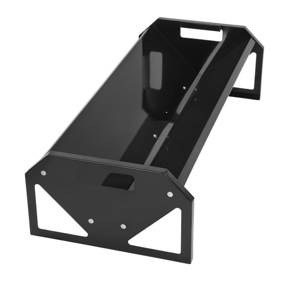 V-Shaped Livestock Feeding Trough 45'' Hay Feeder Black for Goats Calves Horses