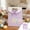 Purple, variant on Pink Easter Bunny Egg Paper Gift Bag Holiday Decoration Bag Set Of 12 6.3X4.7X2.4 Inch