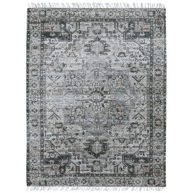 Amer Rug PRE60203 Prairie Hand-Woven Accent Rug, Dove Gray - 2 x 3 ft.