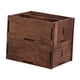 thumbnail image 2 of Organizador de escritorio de madera con compartimentos Organizador de almacenamiento de medios multipropósito Soporte de control remoto para tocador 2 capas sin mango, 2 of 9