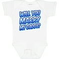 thumbnail image 3 of Inktastic Will You Marry My Daddy (blue) Boys or Girls Baby Bodysuit, 3 of 5