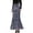 Dark Gray, variant on QHFBli Women's Sequin Fishtail Skirt High Waist Shiny Long Maxi Skirts