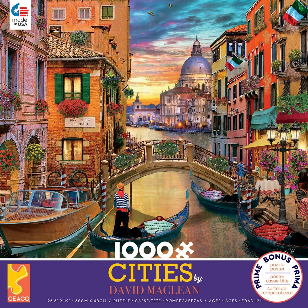 Ceaco 1000pc Venice Cities Maclean Puzzle