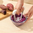 thumbnail image 4 of de papas, manual multifuncional de papas de empuñadura ancha Utensilios de cocina manuales para de perfecl Machucador, 4 of 7