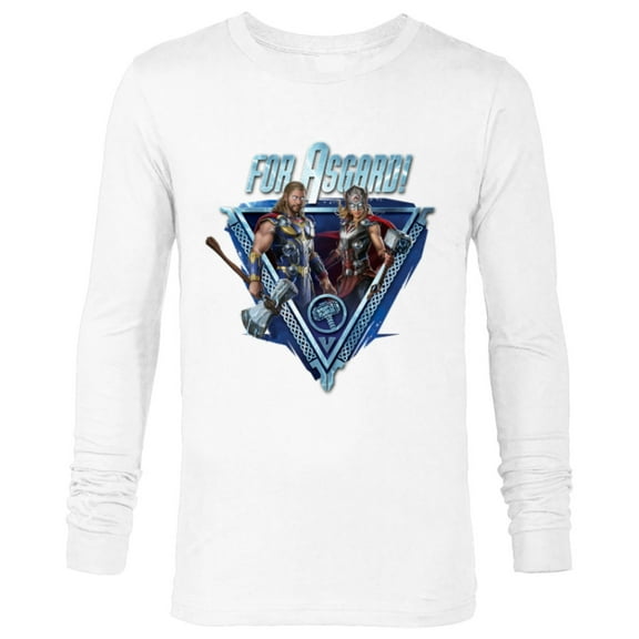 Marvel Thor: Love and Thunder For Asgard! - Long Sleeve T-Shirt for Men - Customized-White