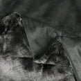 thumbnail image 7 of Double-Sided Faux Fur Throw Blanket - Plush Velvety Soft Material - Luxury Softness & Warmt Gunmetal 50 x 60 Inch, 7 of 7