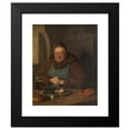 thumbnail image 2 of Eduard von Grützner 12x14 Black Modern Framed Museum Art Print Titled - Vespers (1917), 2 of 5