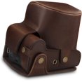 thumbnail image 2 of MegaGear Ever Ready Leather Camera Case Compatible with Leica V-Lux 5, Panasonic Lumix DC-FZ1000 II, 2 of 5