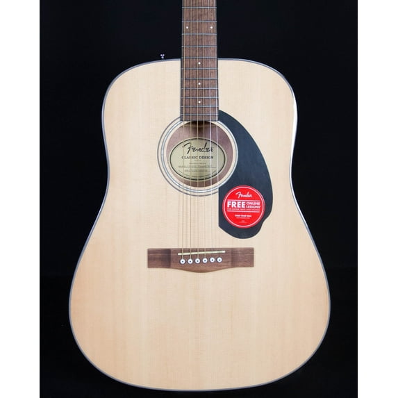 Pre-Owned Fender CD-60S Dreadnought Solid Spruce Top Acoustic Guitar, Gloss Natural