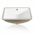 thumbnail image 3 of Sinber C1312-OL 21 Inches Undermount Rectangular Bathroom Sink with Overflow Ceramic White Finish, 3 of 7