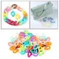 thumbnail image 1 of 100 piezas de eslabones de cadena de acrílico abierto cadena de gafas DIY máscara cordón soporte para el cuello pieza de fabricación de joyas s Macarena cadena de fabricación de collar, 1 of 7