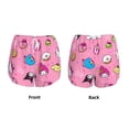 thumbnail image 5 of Lsque Sanrio Printed Women's Running Shorts with Liner Pockets,Elastic Quick Dry Workout Athletic Gym Yoga Shorts,Womens High Waist Shorts-Small, 5 of 9