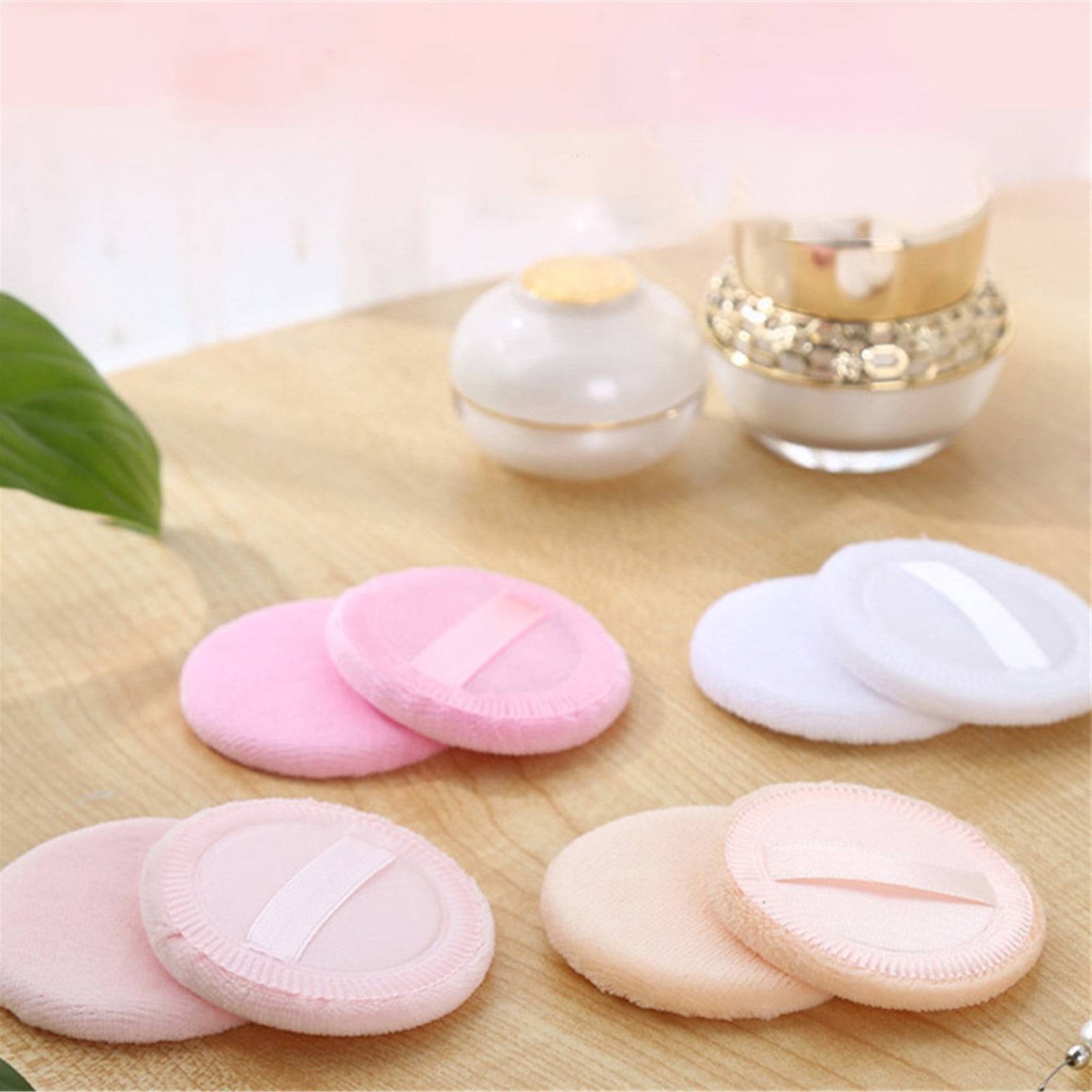 Makeup Puff Washable Makeup Pads under Eye Make up Pads Reusable Makeup Pads Storage Makeup Compact Pads Sponges Makeup Wedges Sponges for Makeup Contouring Makeup Heart Sponge Velour Makeup Puff for