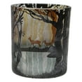 thumbnail image 4 of Northlight Forest Deer Hand Painted Glass Tealight Candle Holder - 3", 4 of 4
