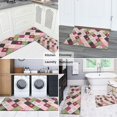 thumbnail image 5 of Pioneer Flower Floral Print Pattern Kitchen Rugs Sets Of 2, Anti Fatigue Non Slip Washable Floor Mats for Kitchen Sink Laundry, 17X30 Inch + 17X47 Inch, 5 of 6
