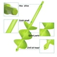 thumbnail image 6 of Garden Hole Digger Auger for Planting Bulbs Seedlings,Bulb Auger,Heavy Duty Extended Spiral Drill Bit,Powerful Auger,Long Handle Bulb Planter Tools 3"x12",Green, 6 of 6