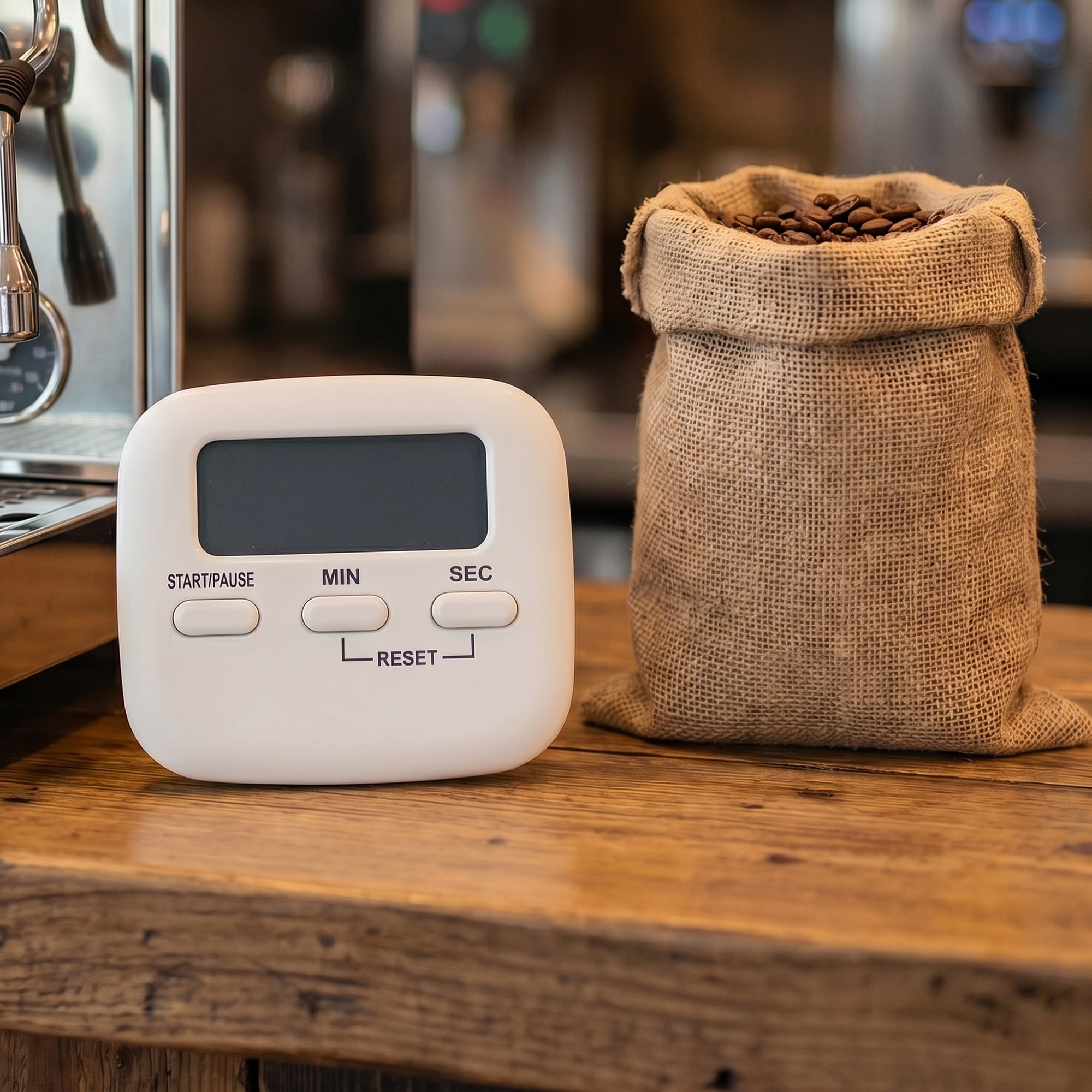 Unique Bargains Digital Loud Alarm Magnetic Backing Timer for Cooking White