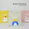 thumbnail image 3 of Bolsa De Almuerzo, Lonchera Térmica De Tela Oxford Portátil Ilios innova  Gris pinguino, 3 of 8