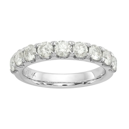 14kt 1.50 Carat 7 Stone Moissanite Band