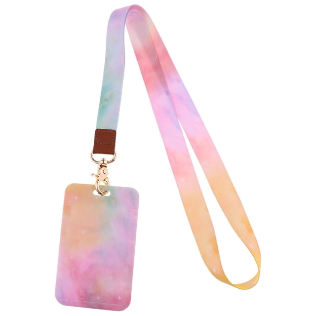 Heart Shaped Cell Phone Lanyard With Sliding Card Holder Adjustable Braided Strap For O Ffice ID Cards PVC Leather