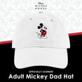 thumbnail image 2 of Dad Hat Concept One Disney Mickey Mouse blanco lavado, 2 of 6