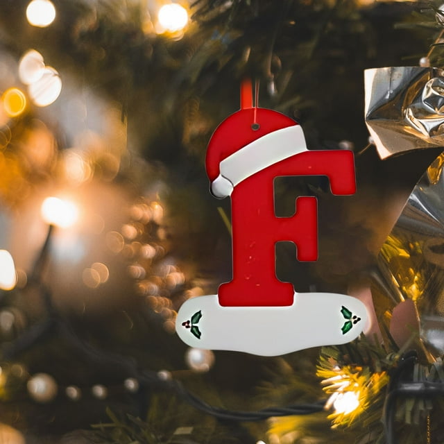 Vaidha 26 English Letter Christmas Hat Pendant