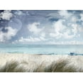 thumbnail image 2 of Sommers, Mindy 32x25 Black Ornate Wood Framed with Double Matting Museum Art Print Titled - Cloudy Beach, 2 of 4