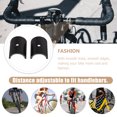 thumbnail image 3 of 1 Pair Bicycles Handlebar Spacers Metal Handlebar Conversion Shims (Black), 3 of 7
