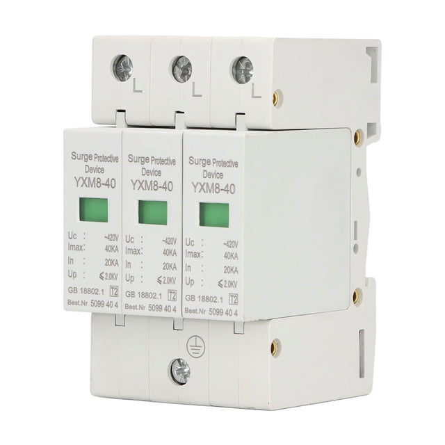 Dispositif de Protection contre les Surtensions, Surtension Parasurtenseur Réponse Rapide Large Application 3P pour