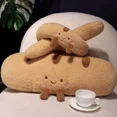 thumbnail image 3 of Almohada de peluche de pan de la vida Real, juguetes de peluche de Baguette francés, accesorios de fiesta de comida, cojín de decoración, regalo de cumpleaños para dormir202, 3 of 5