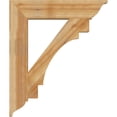 thumbnail image 3 of Ekena Millwork 6"W x 32"D x 38"H Merced Traditional Rough Sawn Bracket, Western Red Cedar, 3 of 4