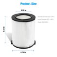 thumbnail image 4 of Leadingstar Vacuum Garage Shop Vac Pleated Filter Washable Reusable Vf4000 Replacement Ridgid Wet/dry Washable Filter, 4 of 8