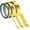 Laser Gold, variant on KALAKALA 3 Sizes Gold Self Adhesive Polyester Film Tape, Gold Washi Tape for Car Furniture Graphic Arts Walls Decor, 55 yds(5/10/15mm)