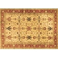 thumbnail image 1 of Ahgly Company Indoor Rectangle Oriental Brown Traditional Area Rugs, 7' x 9', 1 of 4