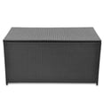 thumbnail image 2 of Casafoyer Garden Storage Box Black 47.2"x19.7"x23.6" Poly Rattan, 2 of 2