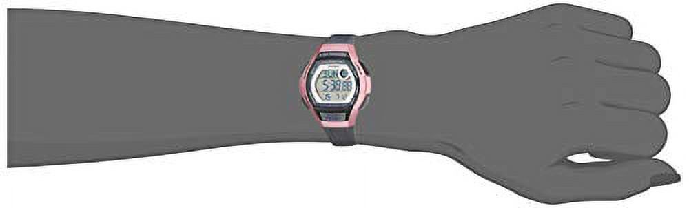 Casio Women's Step Tracker Watch, Gray/Pink LWS2000H-4AV