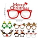 thumbnail image 4 of Juego de 9 piezas de Papá Noel, muñeco de nieve, árbol de Navidad, gafas de papel 3D, accesorios fotográficos para fiestas de adultos y niños, 4 of 5