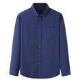 thumbnail image 1 of Men's Classic Large Size Comfortable Long Sleeve Shirt, 1 of 1