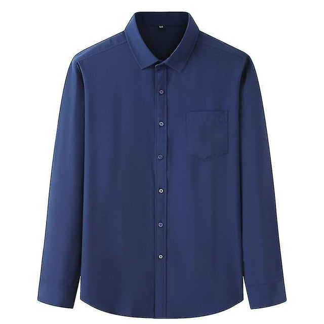 Men's Classic Large Size Comfortable Long Sleeve Shirt