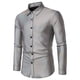 thumbnail image 1 of Camisa de playa con solapa y manga larga para hombre - Camisa informal con estampado sexy para vacaciones de primavera-verano, 1 of 7