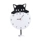 thumbnail image 4 of Péndulo de gato, reloj colgante de pared, acrílico silencioso, adorno de pared moderno, decorativo para sala de estar, interior, habitación de niños,, 4 of 8
