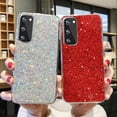 thumbnail image 2 of Galaxy S20 FE 5G Glitter Case, Sparkle Bling Shiny Diamond Slim Soft Reflective Clear TPU Rubber Bumper Girl Women Protective Case for Samsung Galaxy S20 FE 2020 (Red), 2 of 13